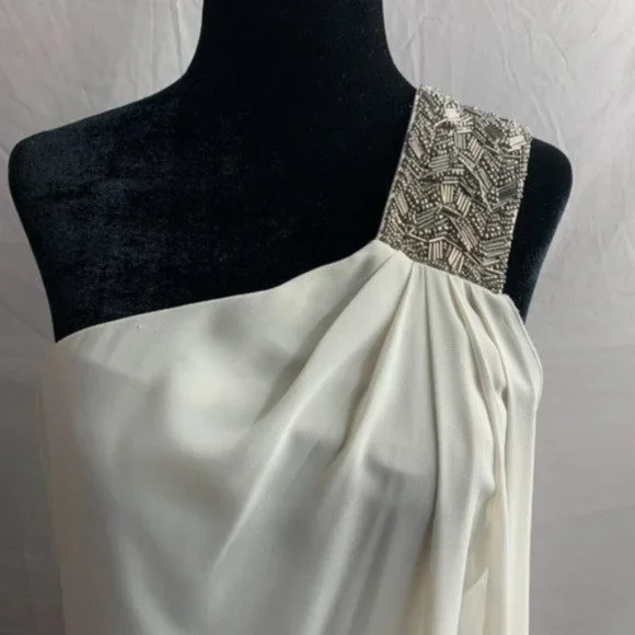 Calvin Klein One Shoulder Evening Dress - Picture 2 of 6